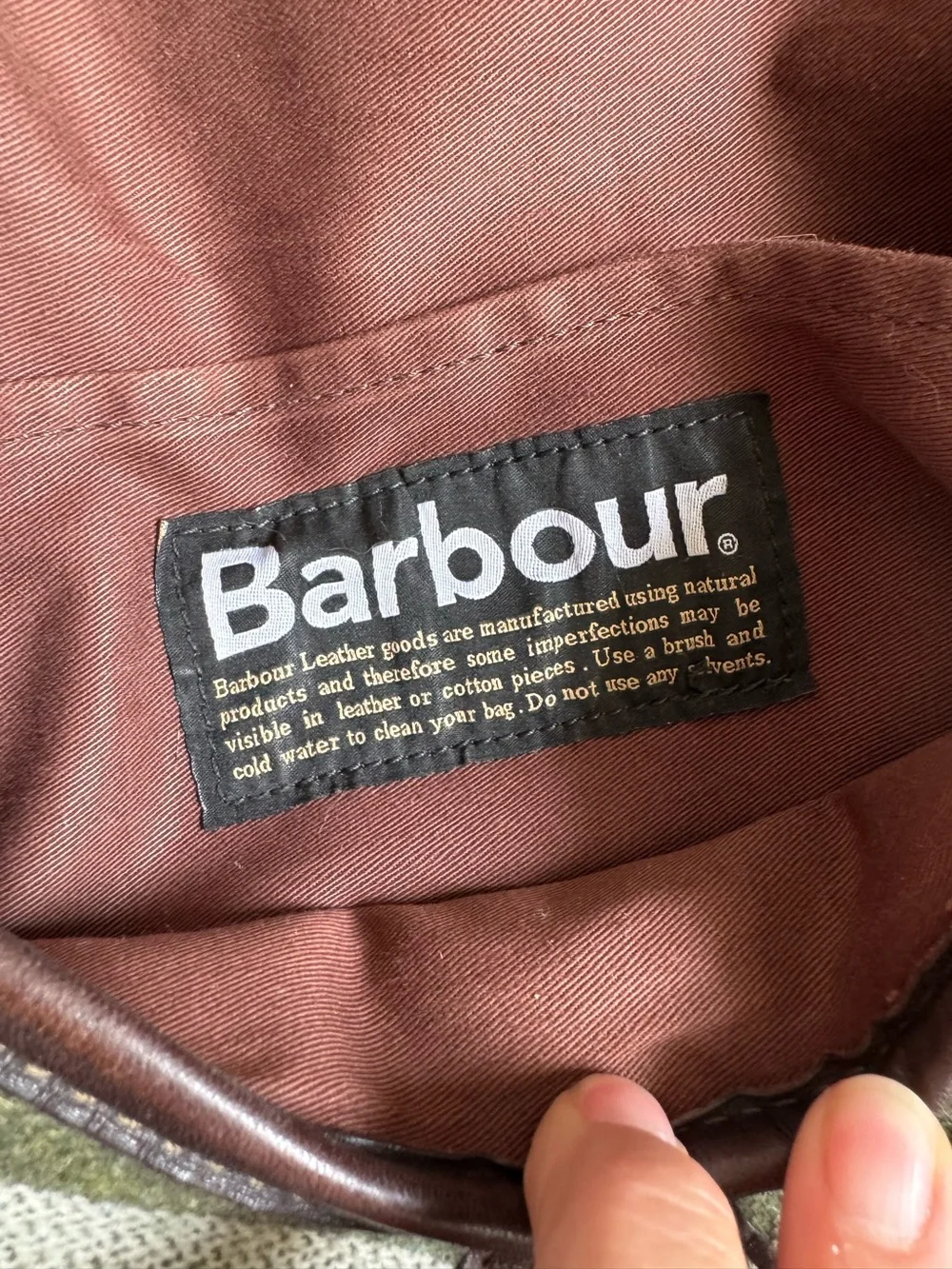 Barbour‎ Messenger Bag Blanket Wool Striped Crossbody Briefcase Work Unisex Mens